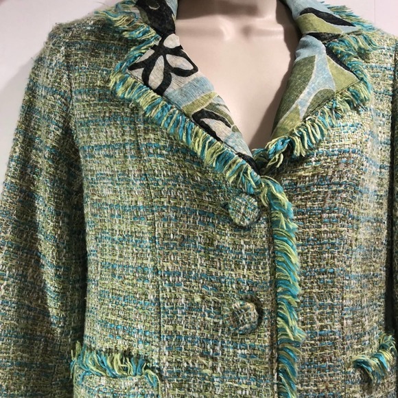 Italian tweed jacket, vintage,rare - Picture 8 of 11